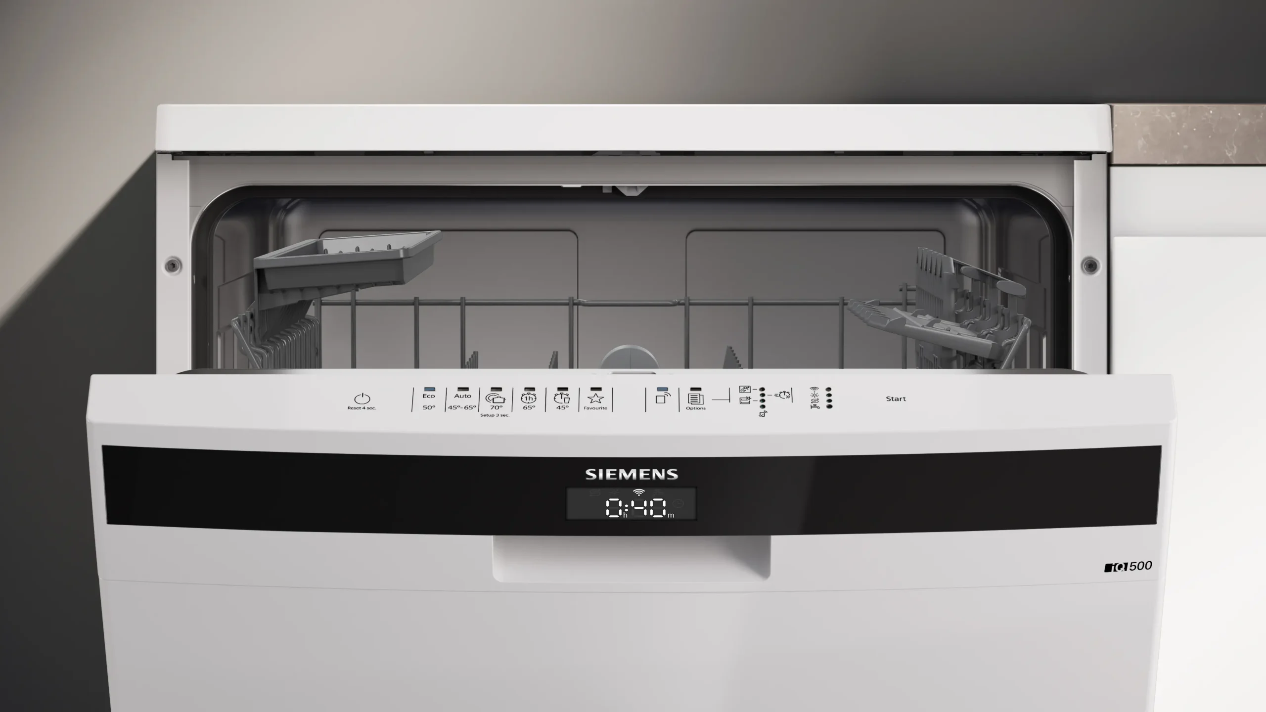 SN25EW63KT iQ500 Solo Bulaşık Makinesi 60 cm Beyaz