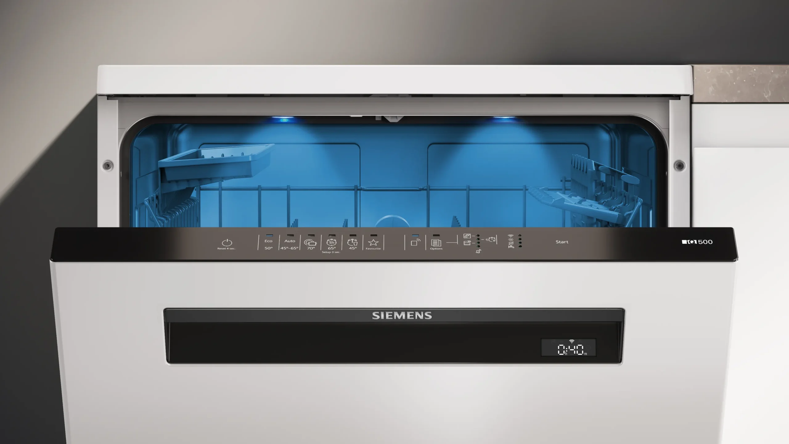 SN15EW00KT iQ500 Solo Bulaşık Makinesi 60 cm Beyaz
