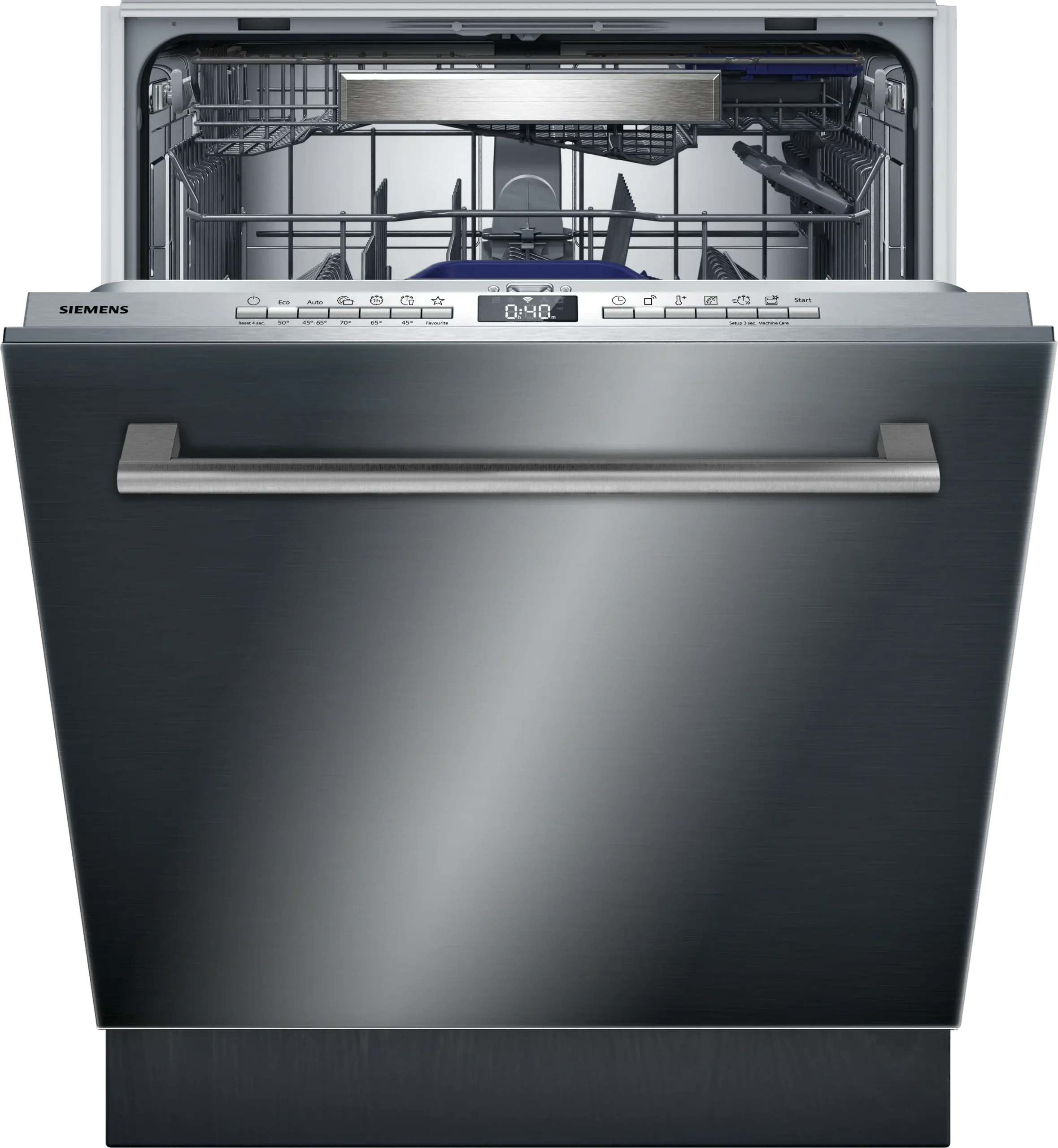SN45EB01NT iQ500 Tezgah Altı Bulaşık Makinesi 60 cm Siyah